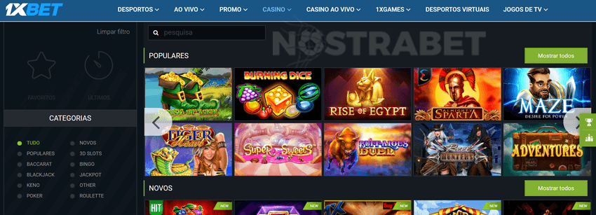 1xbet casino online