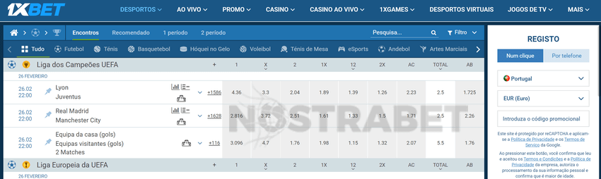 1xbet apostas esportivas