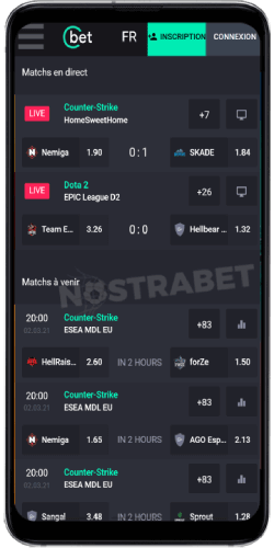 e-sport application android cbet
