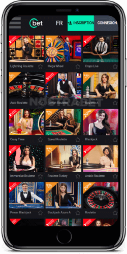 casino en direct sur l'application ios cbet