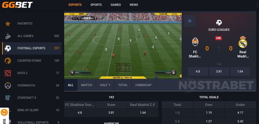ggbet live betting on sports