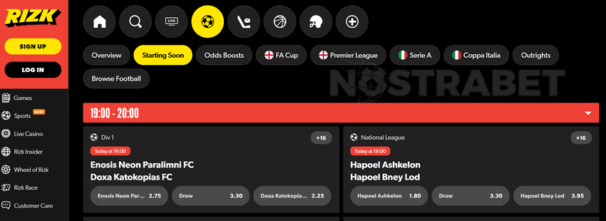 rizk sports betting