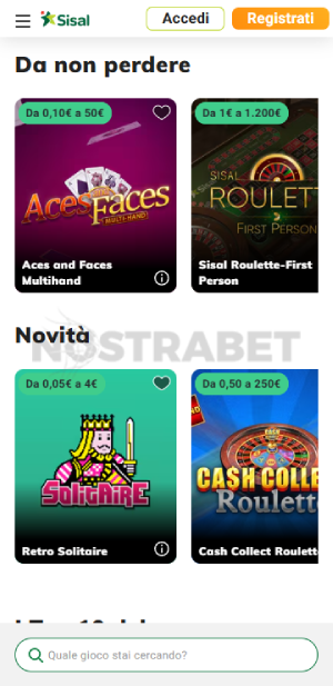 giochi da casinò sisal